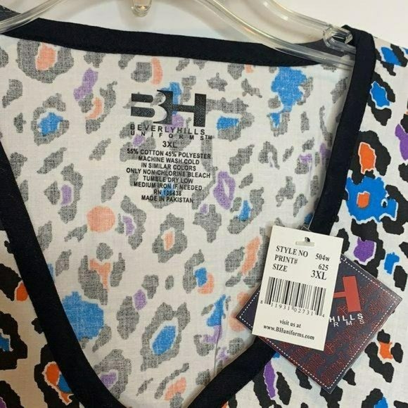 NWT Beverly Hills Uniforms Scrubs PLUS SIZE 3X-5X - Picture 3 of 4